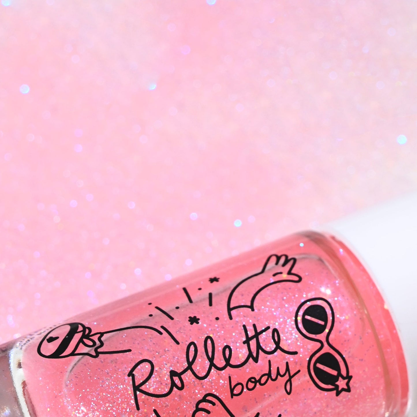 Nailmatic KIDs Body Glitter Rollette - Raspberry