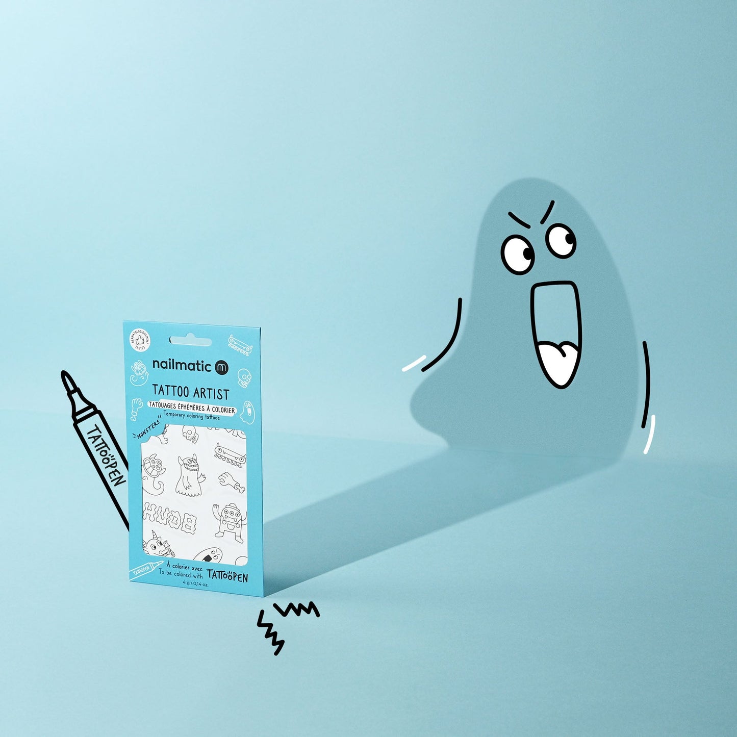 Nailmatic Temporary Colouring Tattoo - Monsters