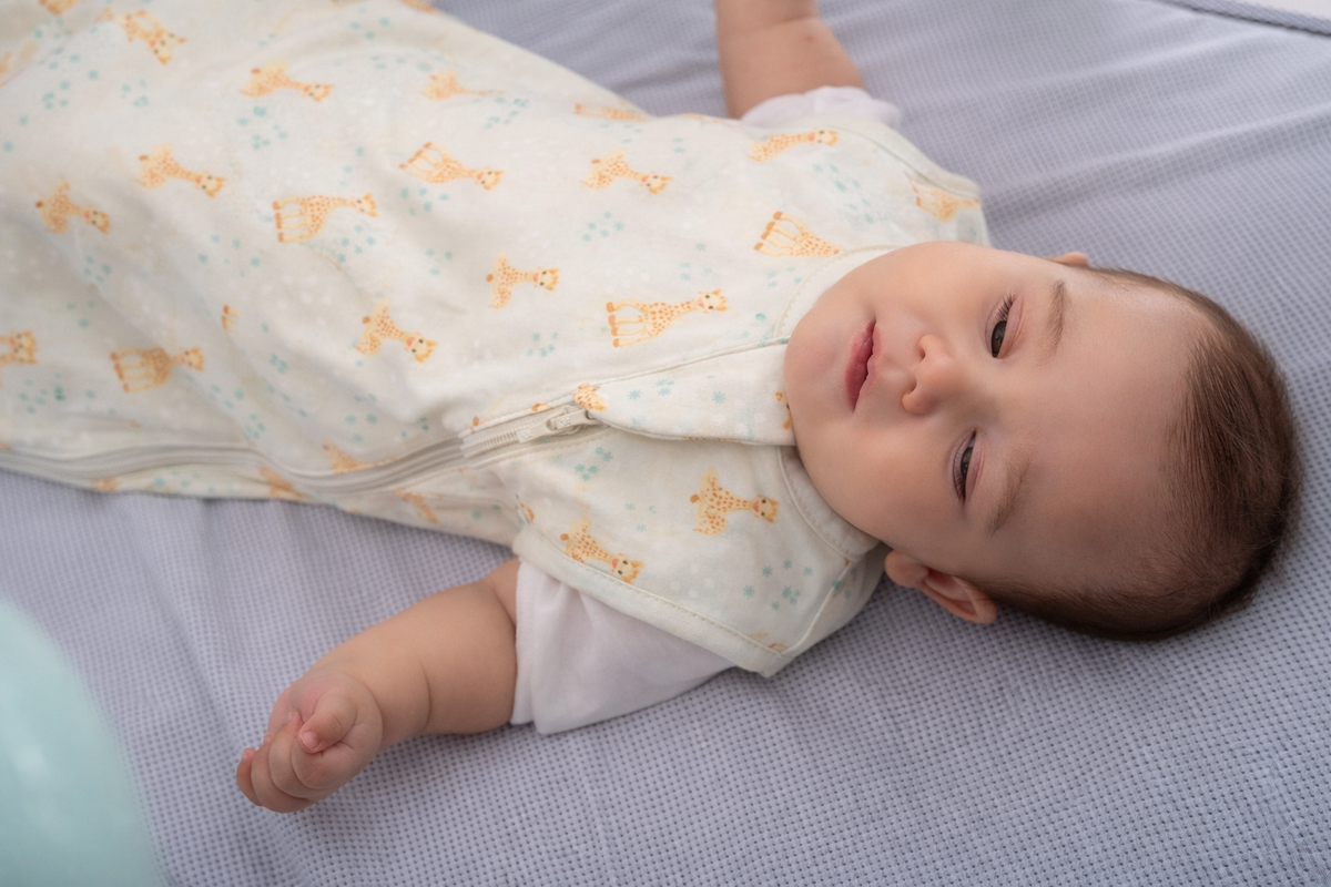 Bliss Sac 1 TOG, 6-18 months, Sophie la Girafe/ Stars, Yellow,Print