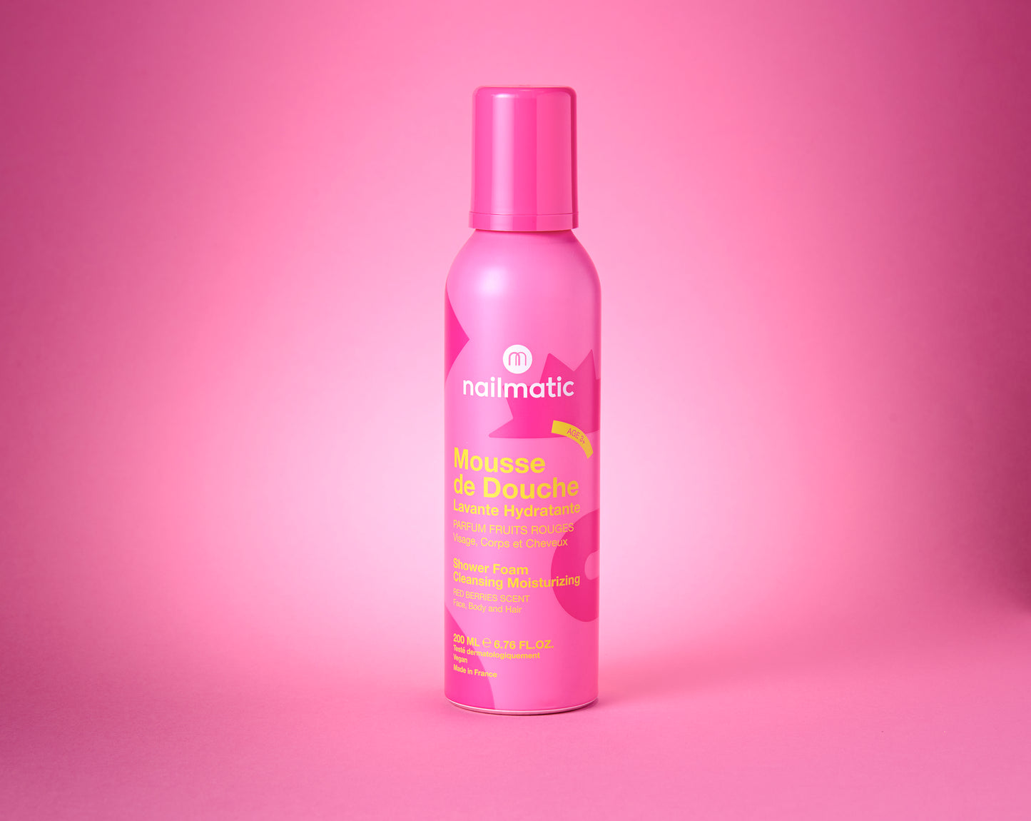 Nailmatic shower foam raspberry