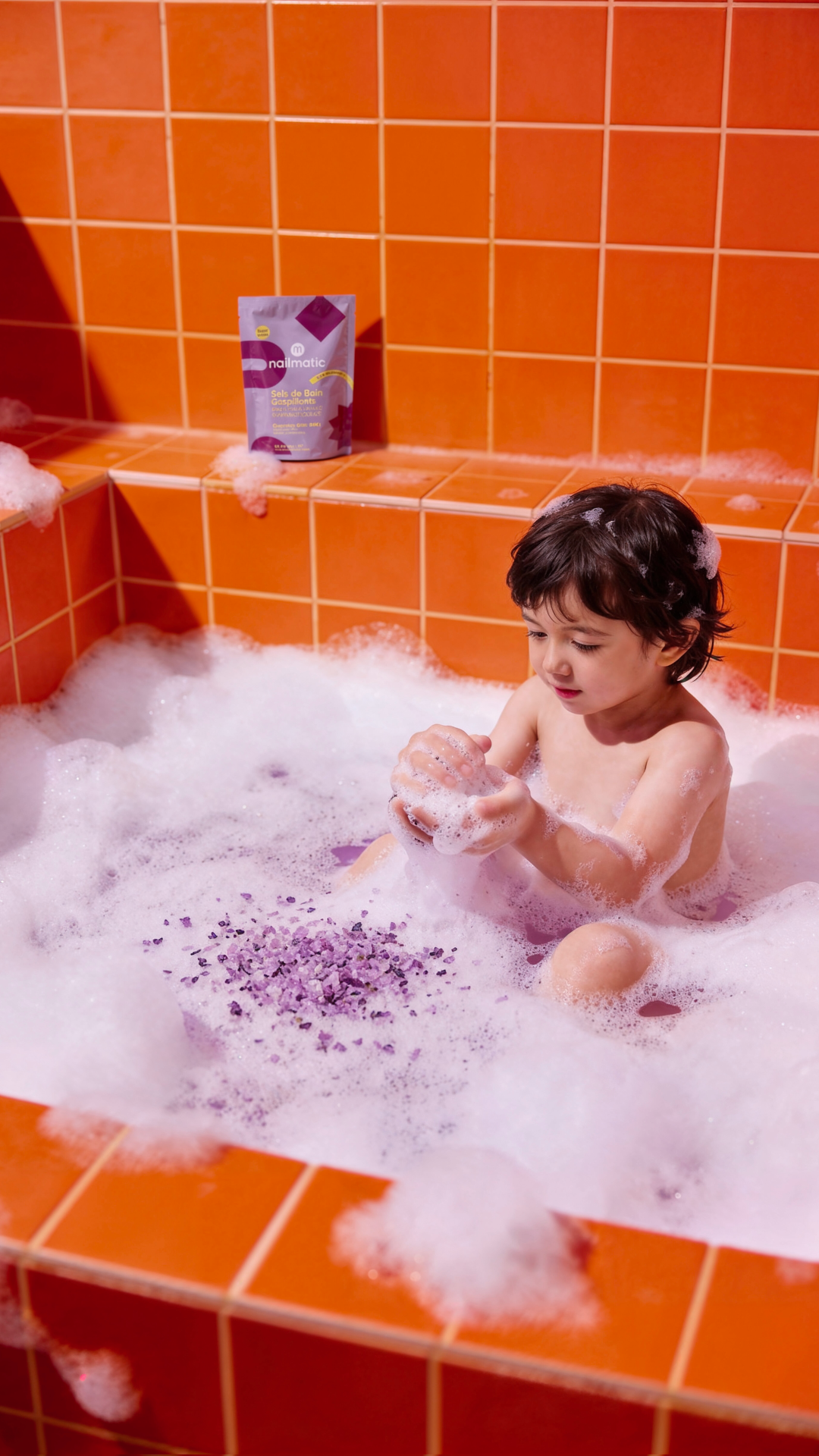 Nailmatic Violet Crackling Bath Salts