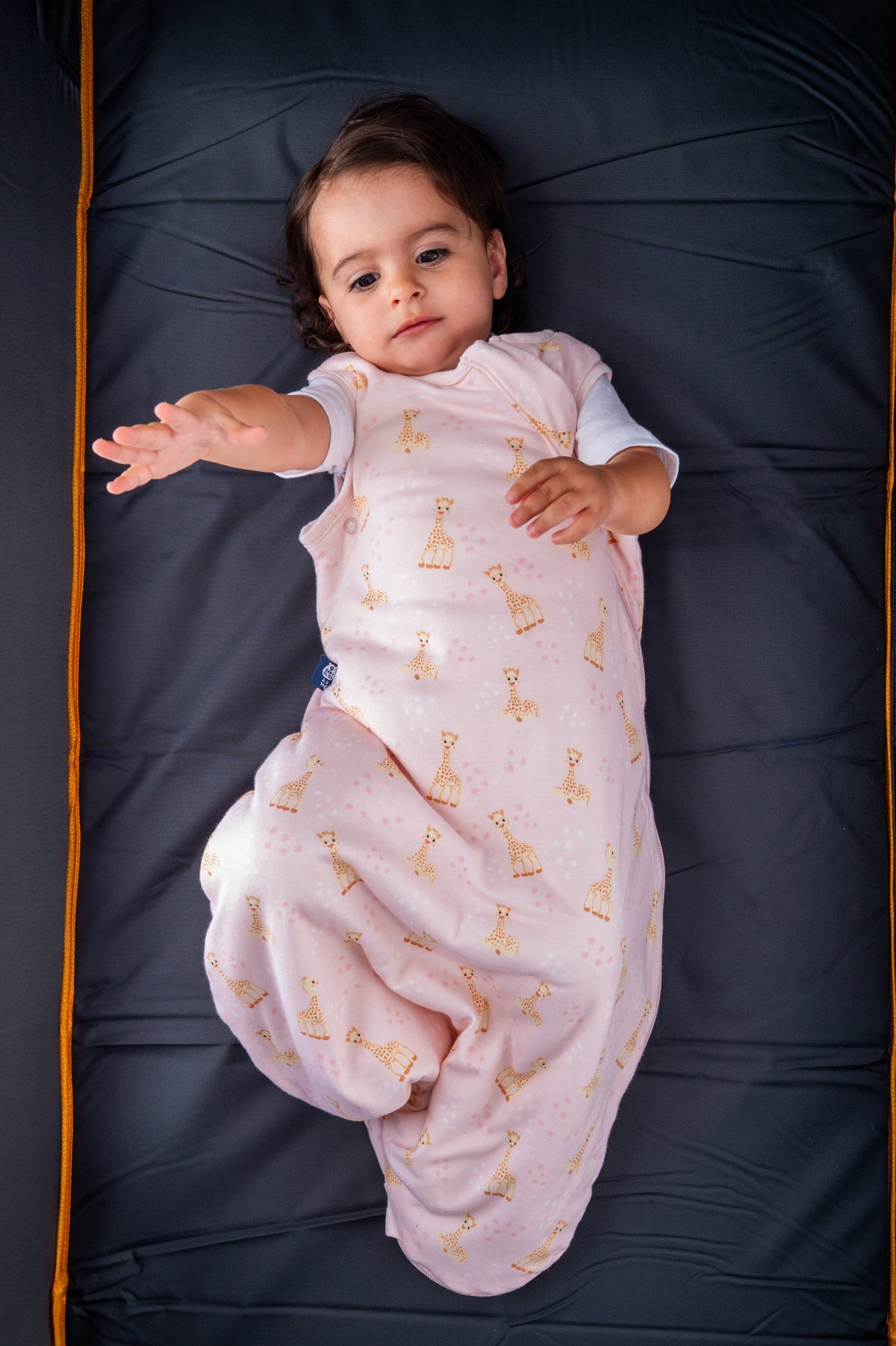 Bliss Sac 2.5 TOG, 0-6 months, Sophie la Girafe/ Stars, Pink,Print