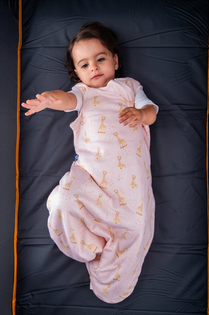 Bliss Sac 2.5 TOG, 18-36 months, Sophie la Girafe/ Stars, Pink,Print