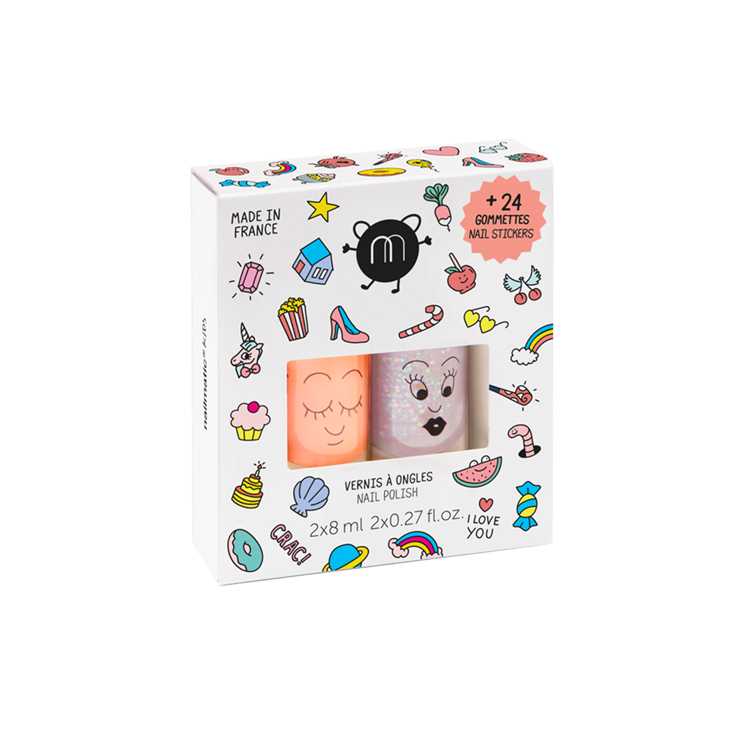 nailmatic CRACK 2 Pack with Stickers