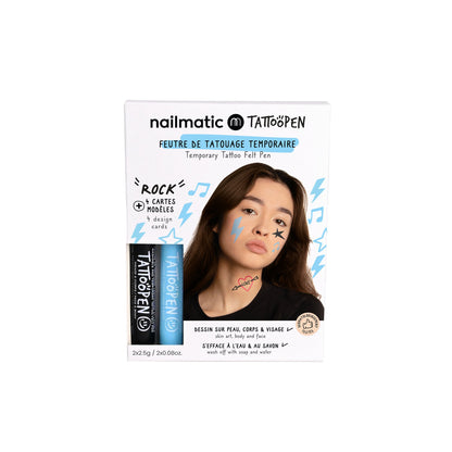 Nailmatic Tattoo Pens & Stencils - Rock