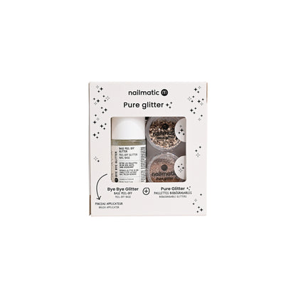 nailmatic BYE BYE Glitter Set - Gold and Gold