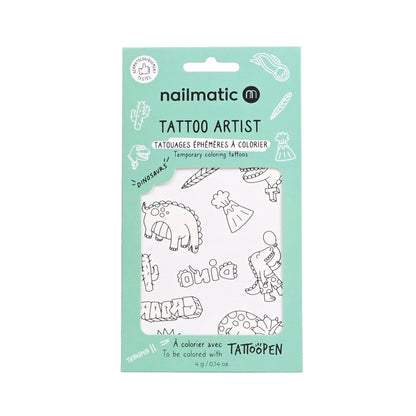 Nailmatic Temporary Colouring Tattoo - Dinosaurs