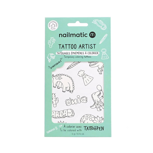 Nailmatic Temporary Colouring Tattoo - Dinosaurs