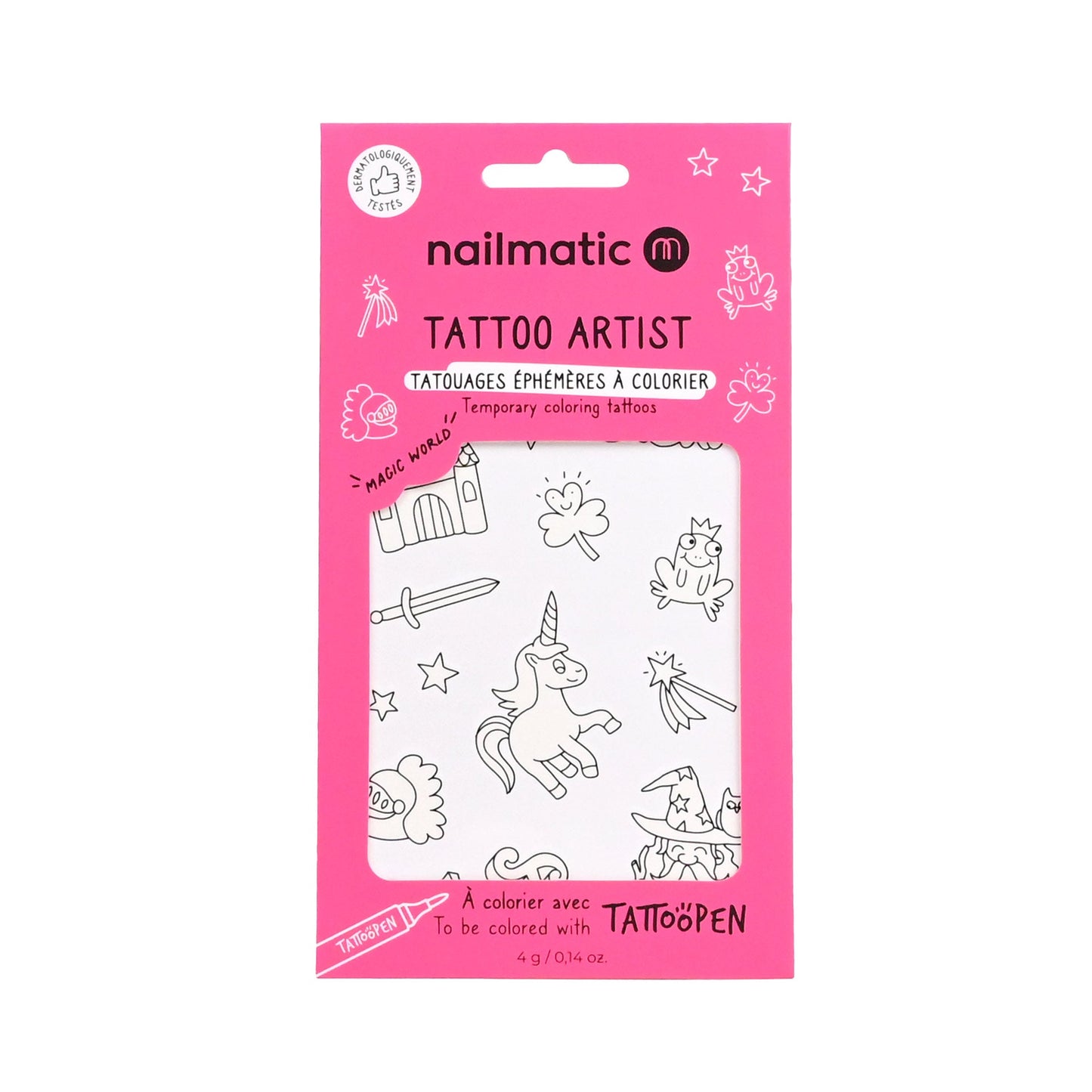 Nailmatic Temporary Colouring Tattoo - Magic World
