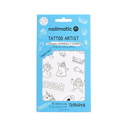 Nailmatic Temporary Colouring Tattoo - Monsters