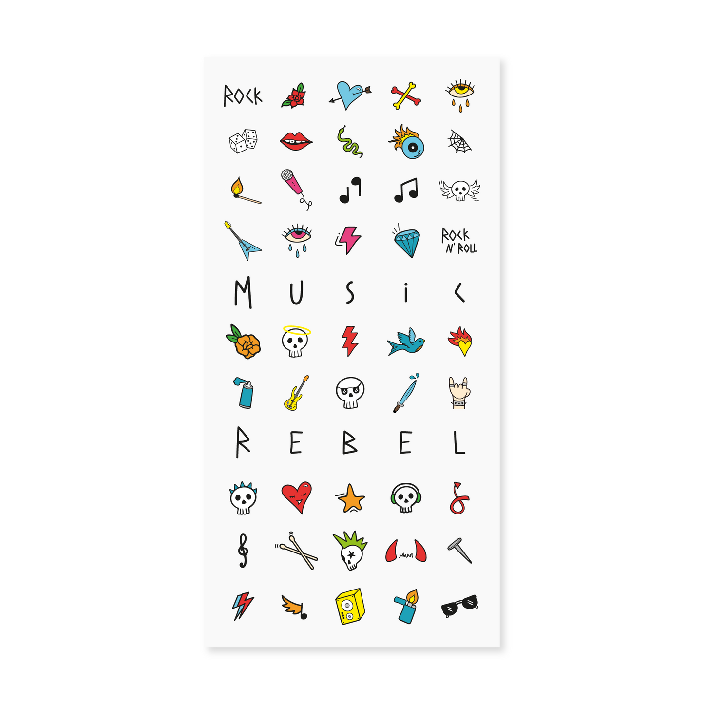 Nailmatic nail stickers - Rock