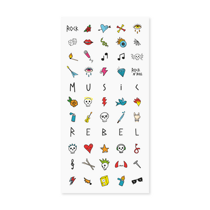 Nailmatic nail stickers - Rock