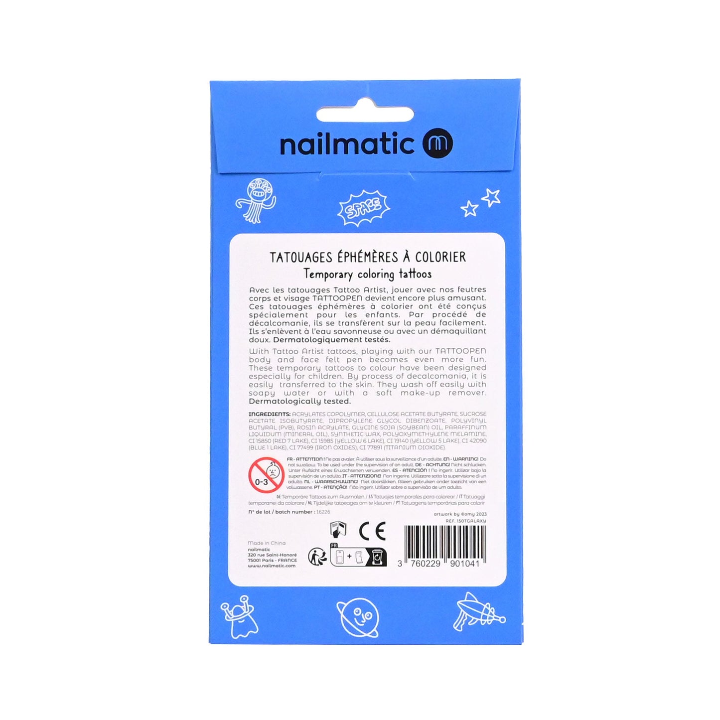 Nailmatic Temporary Colouring Tattoo - Galaxy