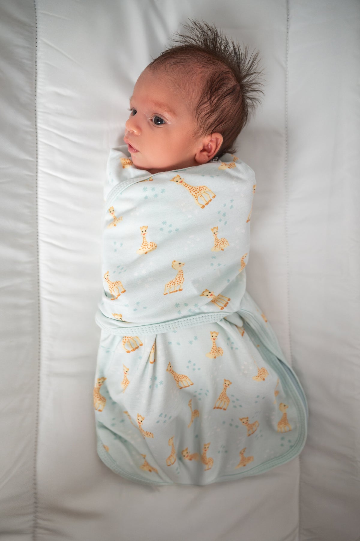 Bliss Snug: Set of 2 Swaddles Sophie la girafe/ Stars, Sky