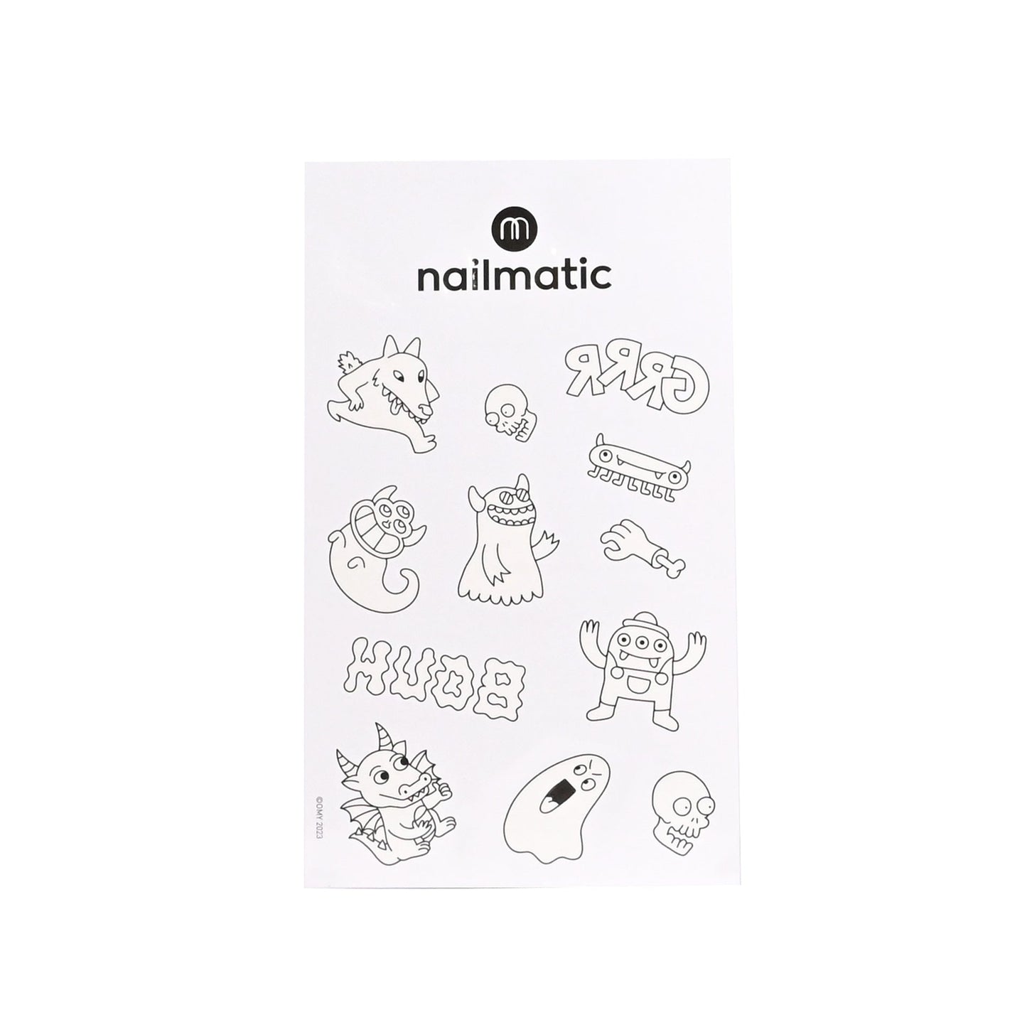 Nailmatic Temporary Colouring Tattoo - Monsters