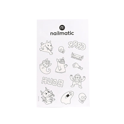 Nailmatic Temporary Colouring Tattoo - Monsters