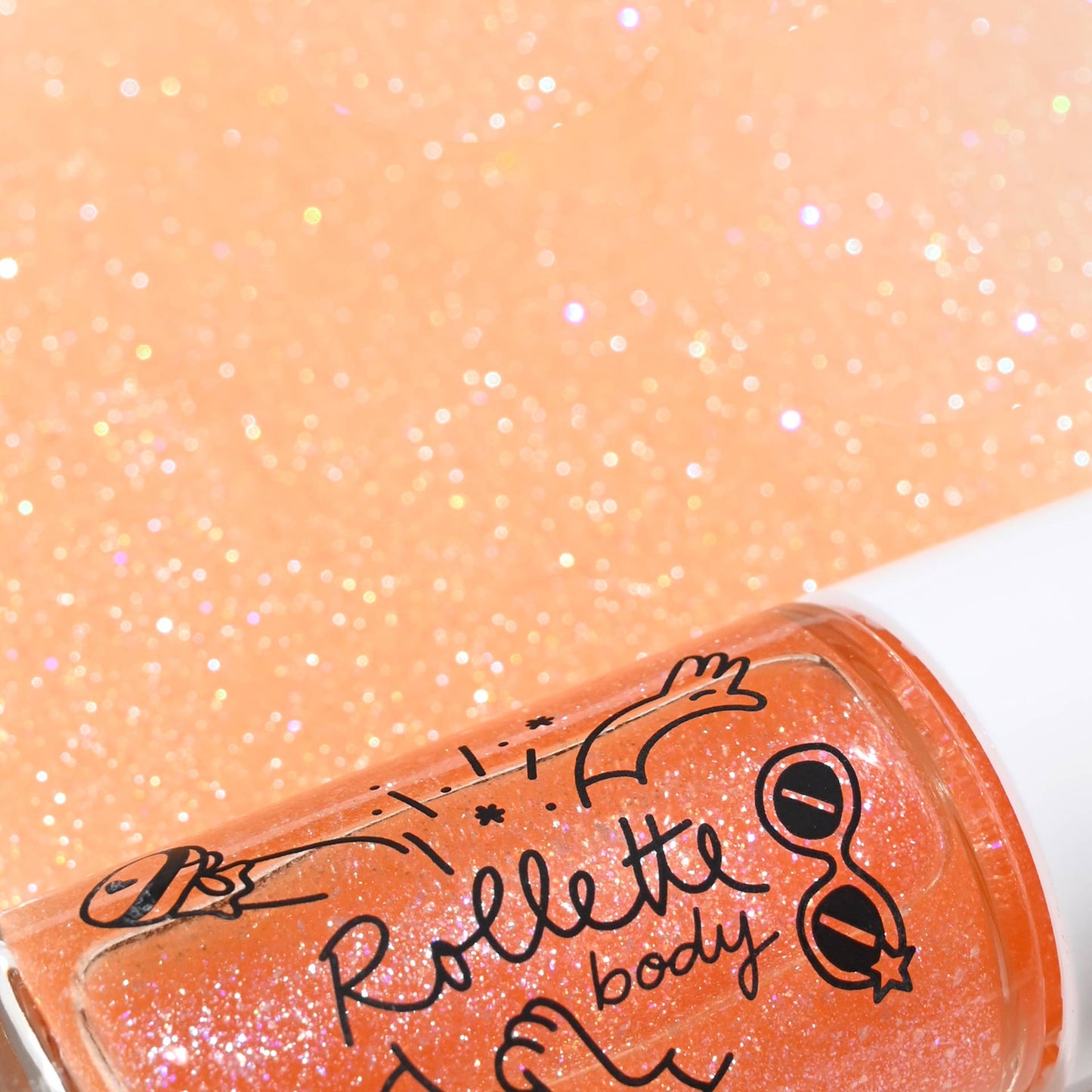 Nailmatic KIDs Body Glitter Rollette - Peach