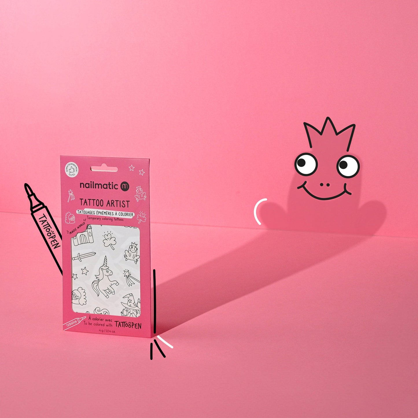 Nailmatic Temporary Colouring Tattoo - Magic World