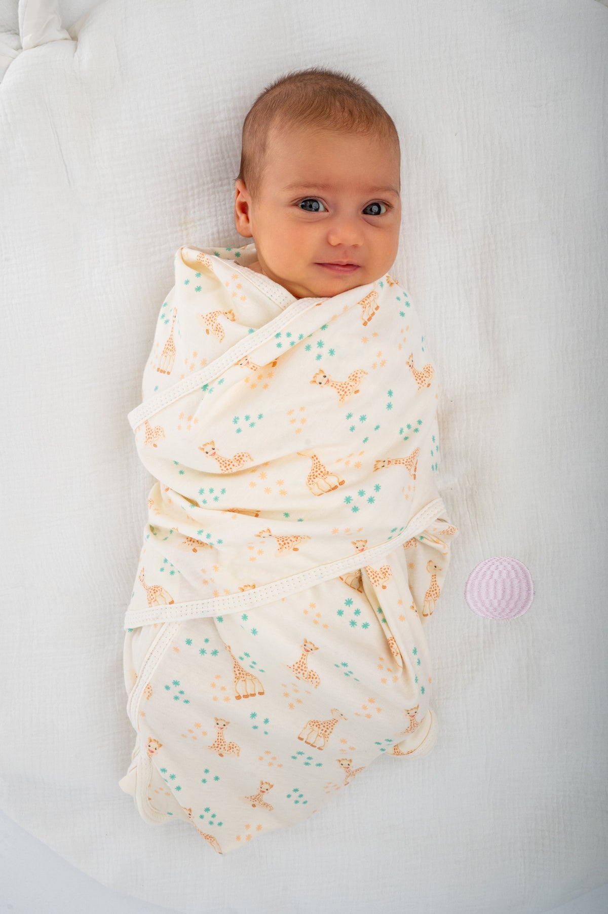 Bliss Snug: Set of 2 Swaddles Sophie la girafe/ Stars, Sky