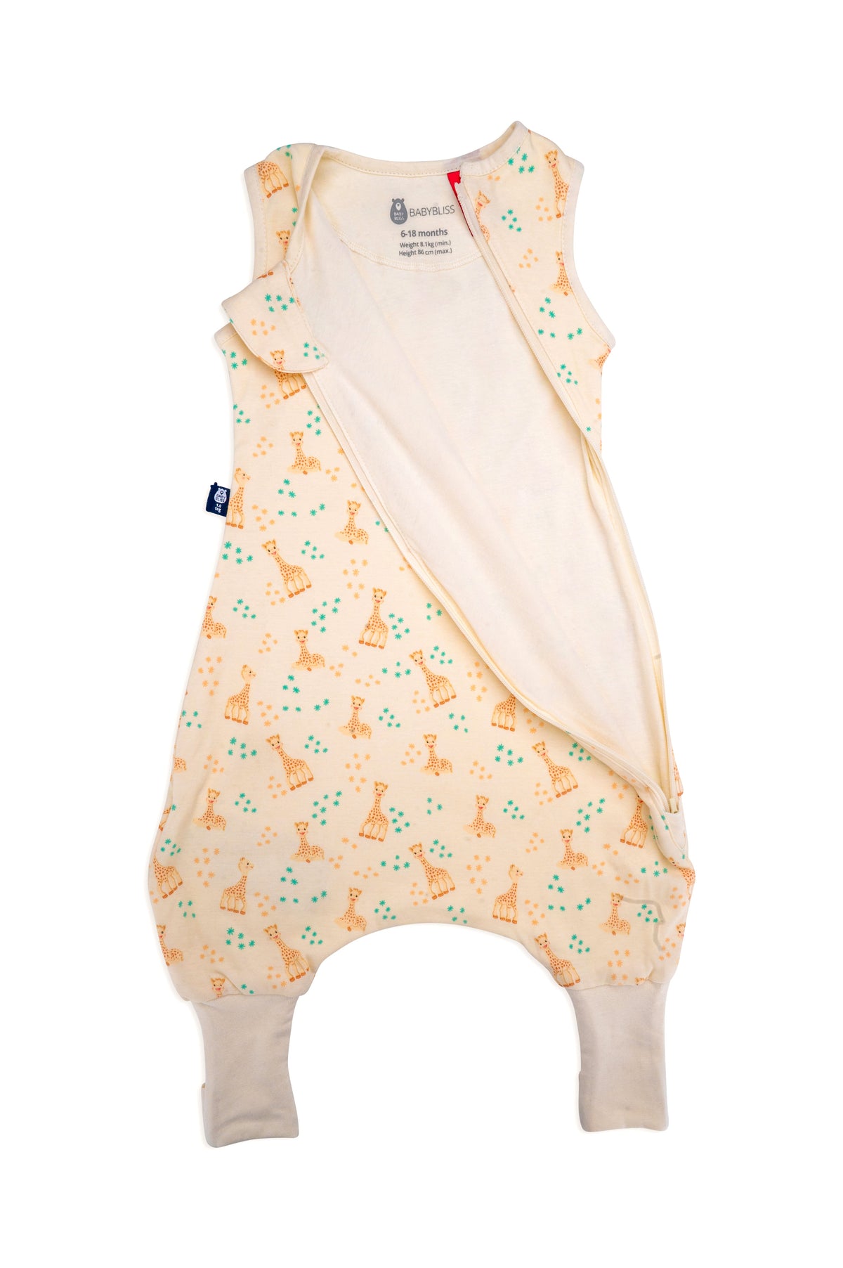Bliss Jump 1 TOG, 3-5 y, Sophie la Girafe/ Stars, Yellow ,Print