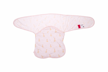 Bliss Snug: Set of 2 Swaddles Sophie la girafe/ Stars, Pink