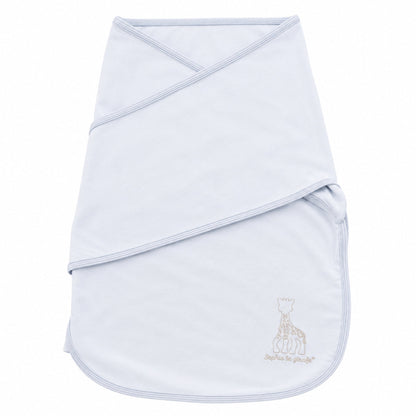 Bliss Snug: Set of 2 Swaddles Sophie la girafe Leaves - Sky