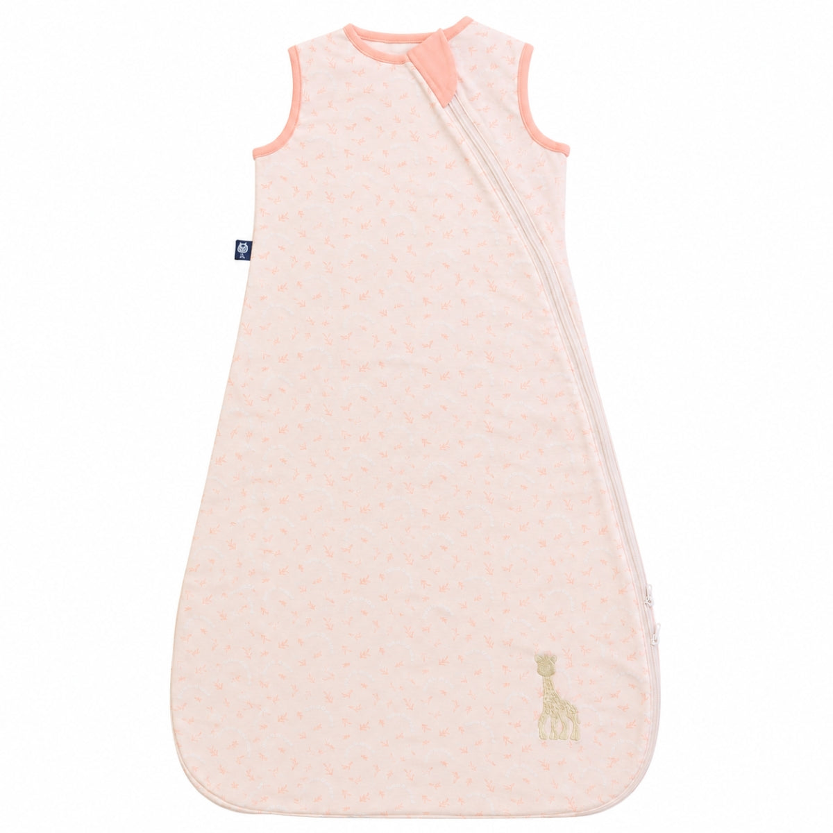 Bliss Sac, Sleeping Bag, 2.5 tog, 6-18 months, Sophie la Girafe/ Leaves - Pink