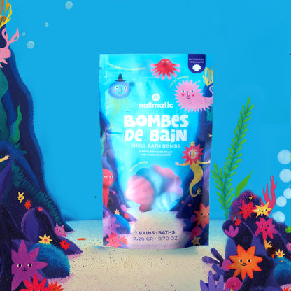 Nailmatic Shell Bath Bombs (x7)