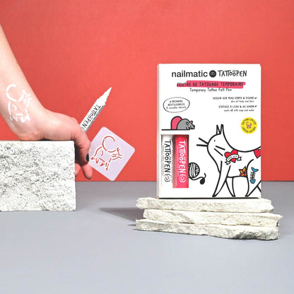 Nailmatic Tattoo Pen Set - LIMITED EDITION CAT