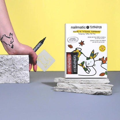 Nailmatic Tattoo Pen Set - LIMITED EDITION BUNNY
