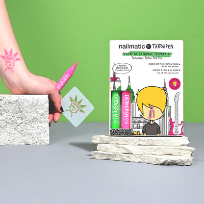 Nailmatic Tattoo Pen Set - LIMITED EDITION NEWYORK