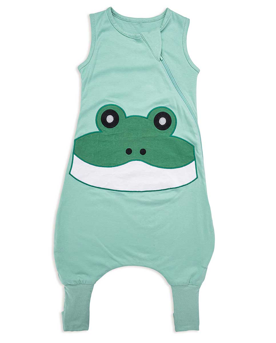 Bliss Jump, Sleeping Bag with Legs, 1 TOG, 6-18 months, FROG, Patch MINT