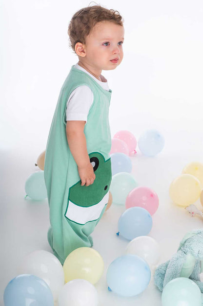 Bliss Jump, Sleeping Bag with Legs, 2.5 TOG, 6-18 months, FROG, Patch MINT