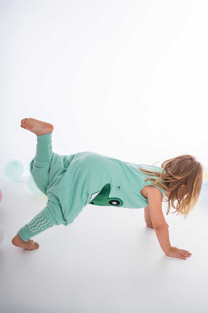 Bliss Jump, Sleeping Bag with Legs, 2.5 TOG, 18-36 months, FROG, Patch MINT