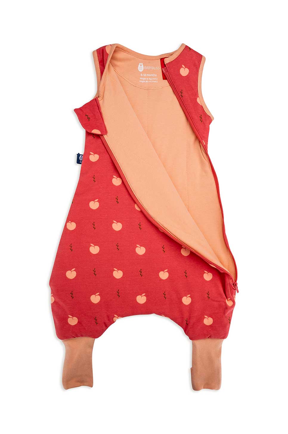 Bliss Jump, Sleeping Bag with Legs, 2.5 TOG, 3-5 y, Peaches