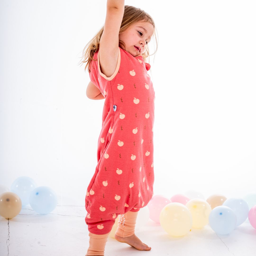 Bliss Jump, Sleeping Bag with Legs, 2.5 TOG, 3-5 y, Peaches