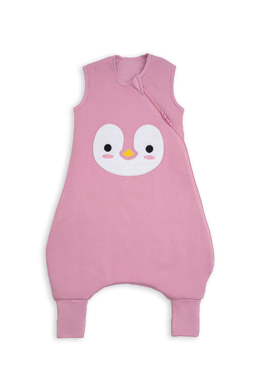 Bliss Jump, Sleeping Bag with Legs, 2.5 TOG, 6-18 months, Penguin, Patch Pink