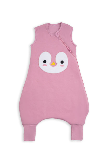 Bliss Jump, Sleeping Bag with Legs, 1 TOG, 18-36 months, Penguin, Patch Pink