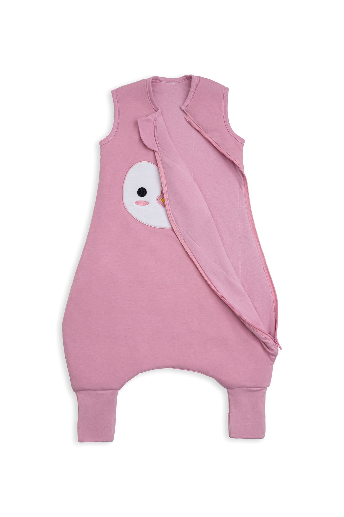 Bliss Jump, Sleeping Bag with Legs, 2.5 TOG, 6-18 months, Penguin, Patch Pink