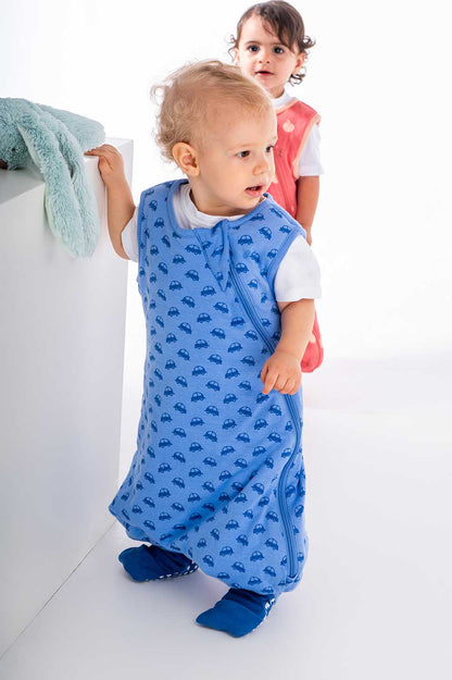 Bliss Jump, Sleeping Bag with Legs, 1 TOG, 3-5 y, VROOM Cars
