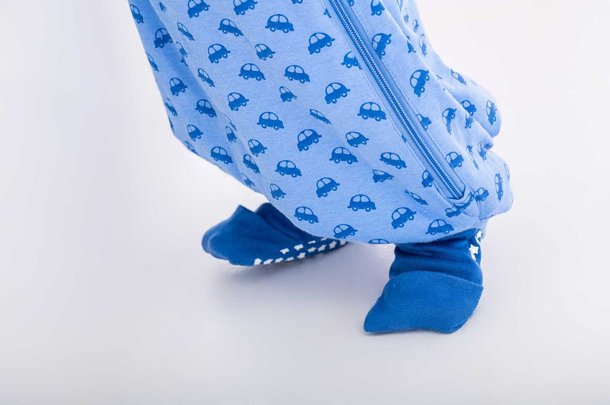 Bliss Jump, Sleeping Bag with Legs, 2.5 TOG, 6-18 months, VROOM Cars