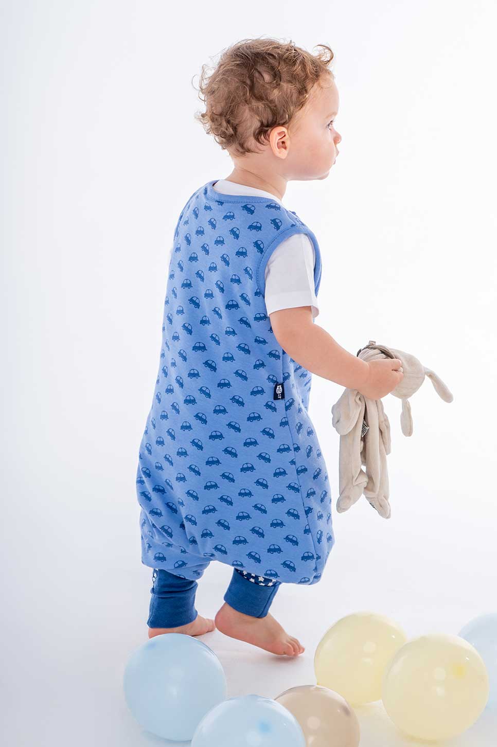 Bliss Jump, Sleeping Bag with Legs, 2.5 TOG, 6-18 months, VROOM Cars