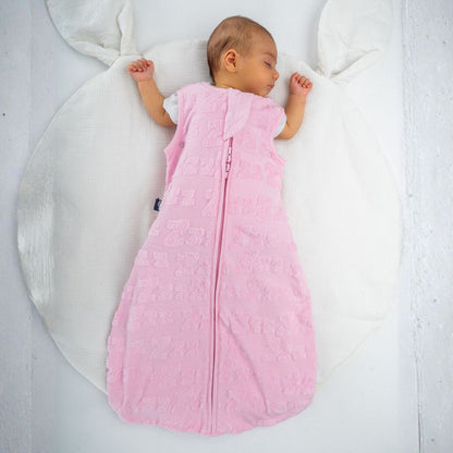 Bliss Sac, Sleeping Bag, 2.5 TOG, 18-36 months, Dreamy Zzz, Tufted Pink