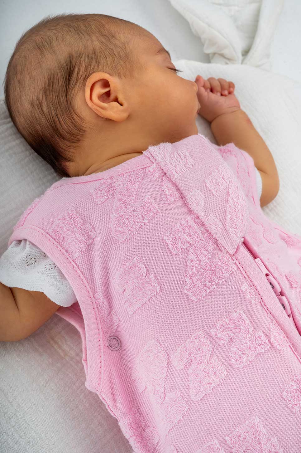 Bliss Sac, Sleeping Bag, 2.5 TOG, 6-18 months, Dreamy Zzz, Tufted Pink