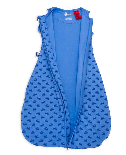 Bliss Sac, Sleeping Bag, 1 TOG, 6-18 months, VROOM Cars, Print Petrol