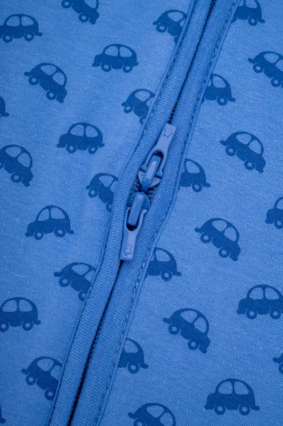 Bliss Sac, Sleeping Bag, 1 TOG, 0-6 months, VROOM Cars, Print Petrol