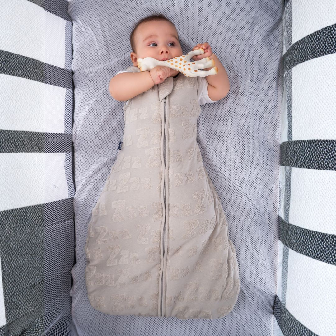 Bliss Sac, Sleeping Bag, 2.5 TOG, 18-36 months, Dreamy Zzz, Tufted Grey