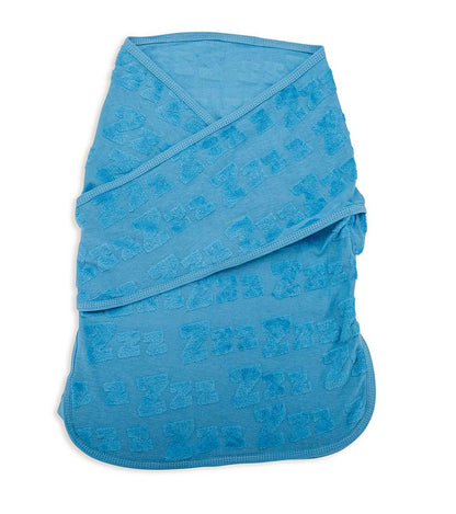 Bliss Snug: Set of 2 Swaddles ZZZ Tufted Sky & Grey