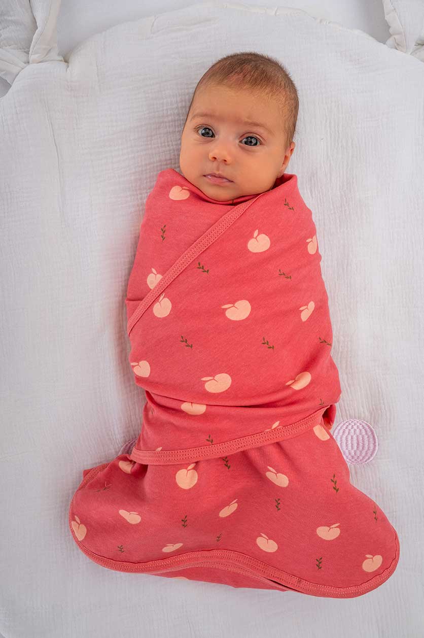 Bliss Snug: Set of 2 Swaddles Peaches