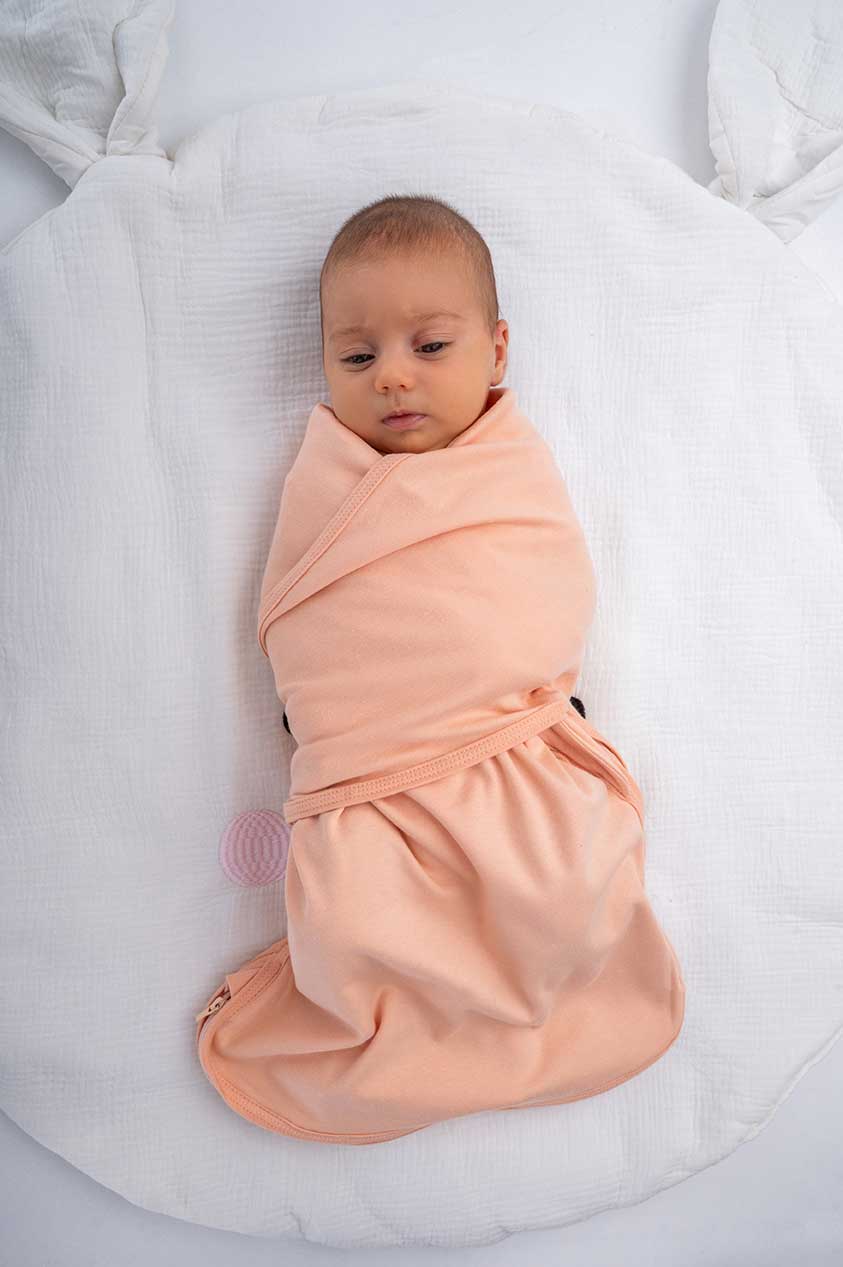 Bliss Snug: Set of 2 Swaddles Peaches